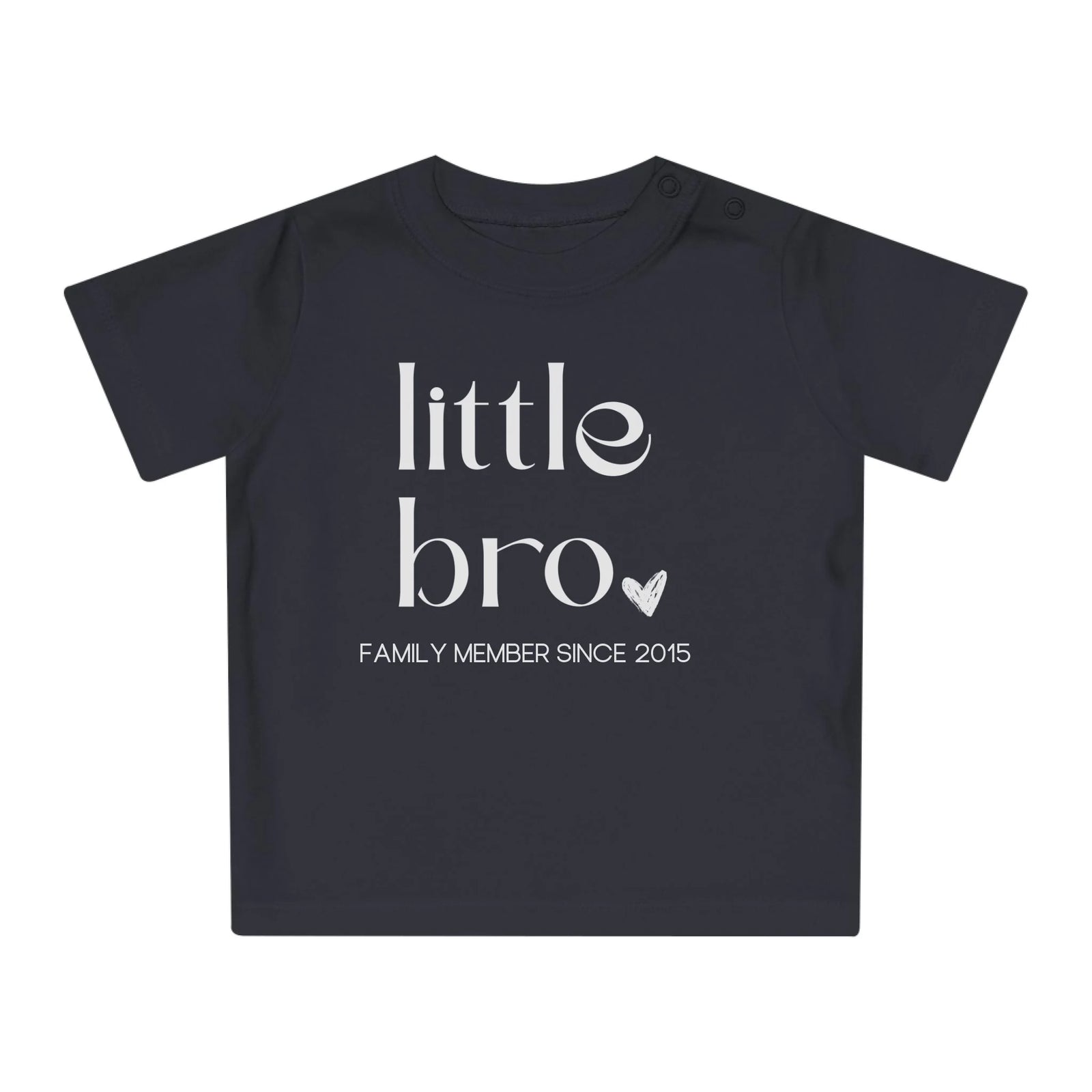 mamagibt Baby T-Shirt lil bro Baby T-Shirt lil bro Black