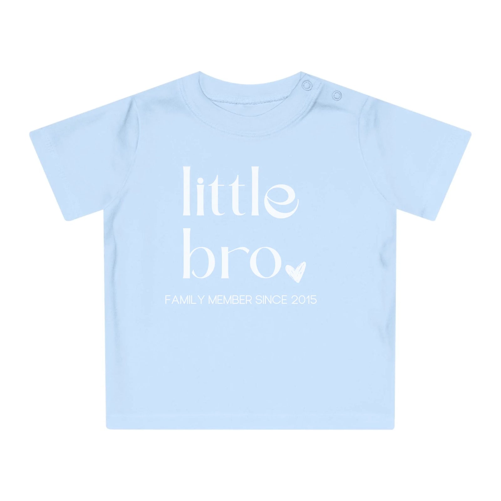 mamagibt Baby T-Shirt lil bro Baby T-Shirt lil bro Dusty Blue