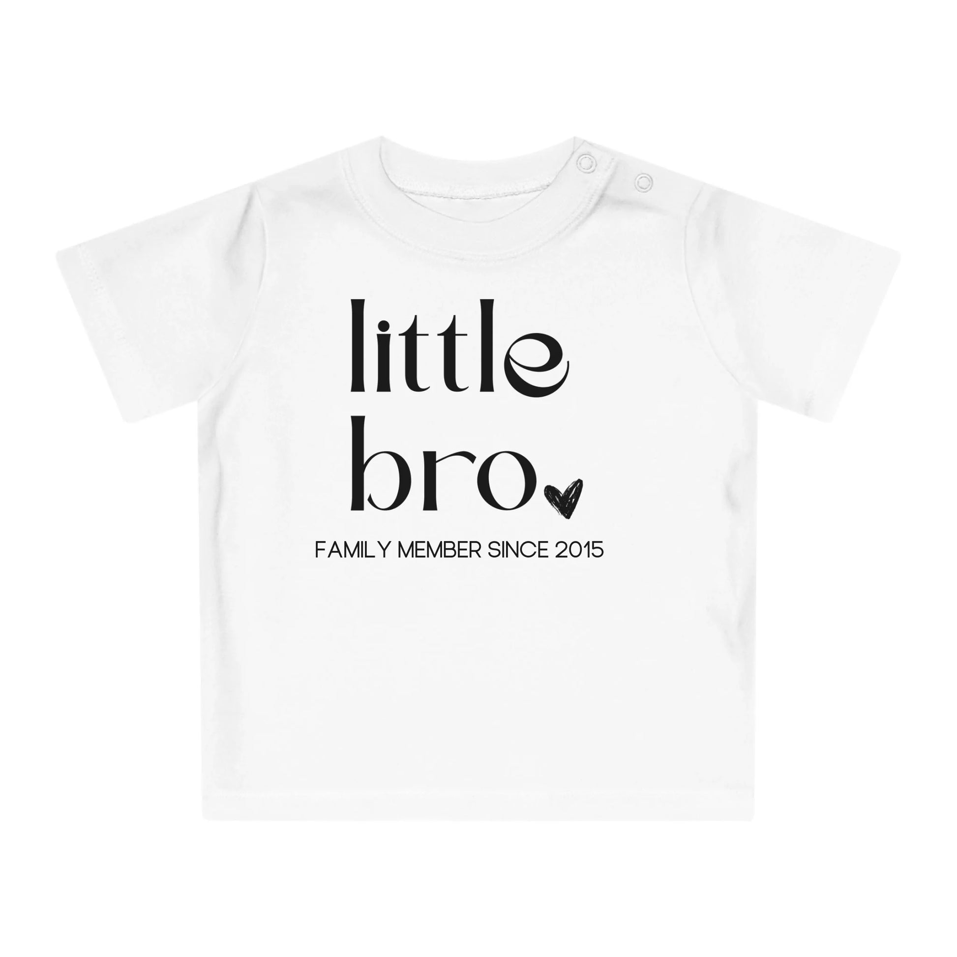 mamagibt Baby T-Shirt lil bro Baby T-Shirt lil bro White
