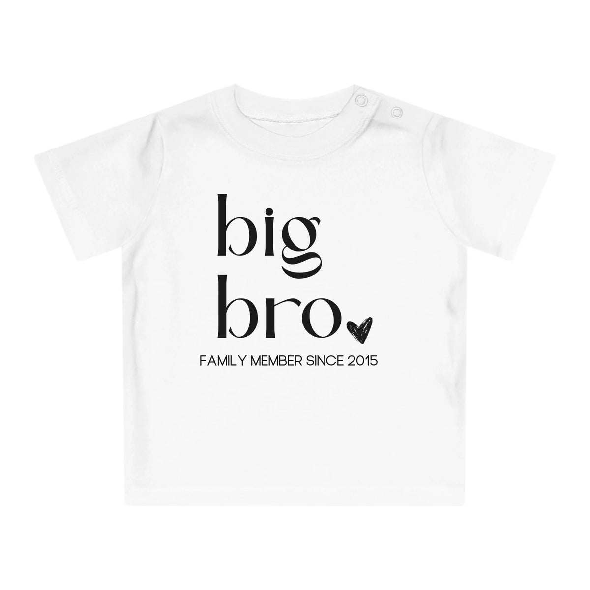 mamagibt Baby T-Shirt big bro Baby T-Shirt big bro White