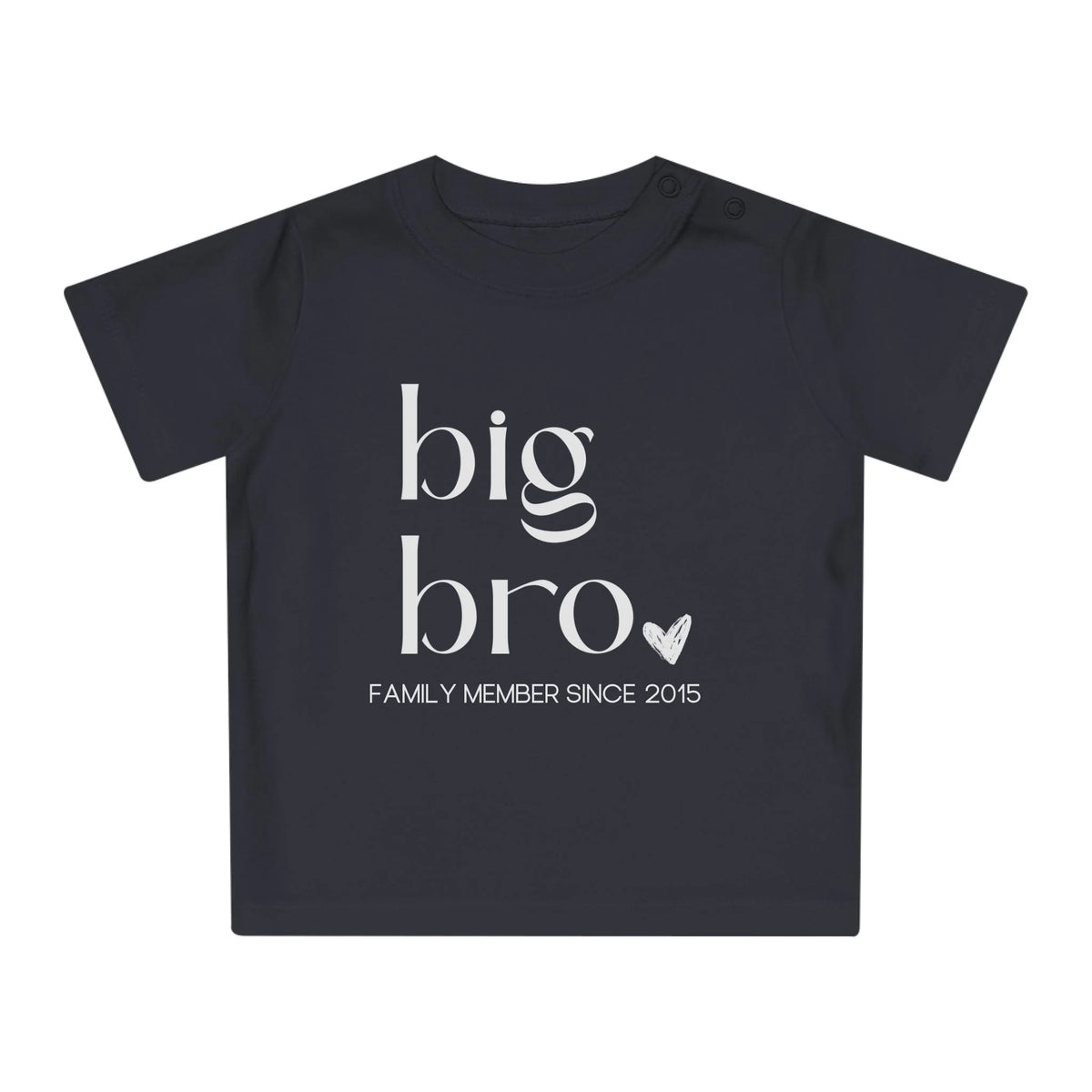 mamagibt Baby T-Shirt big bro Baby T-Shirt big bro Black