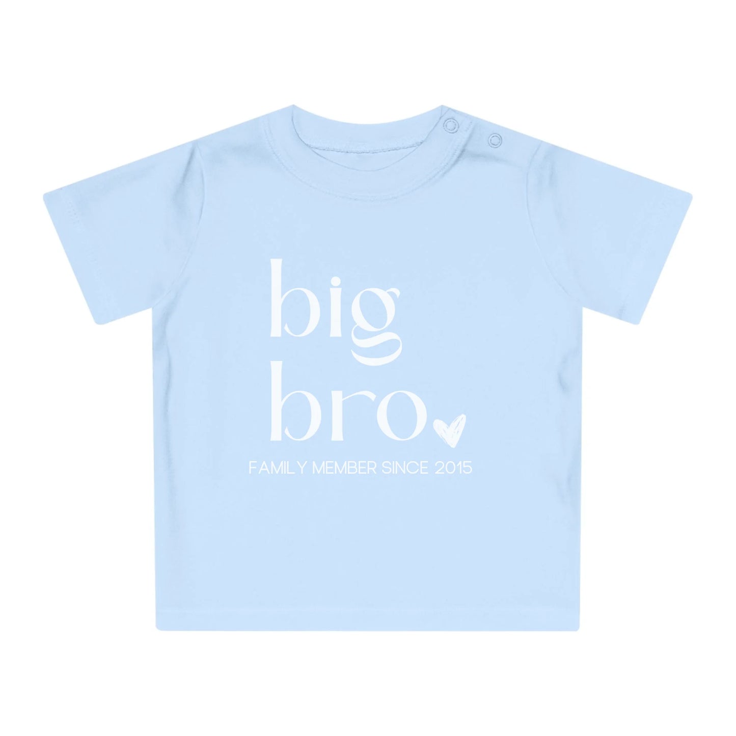mamagibt Baby T-Shirt big bro Baby T-Shirt big bro Dusty Blue
