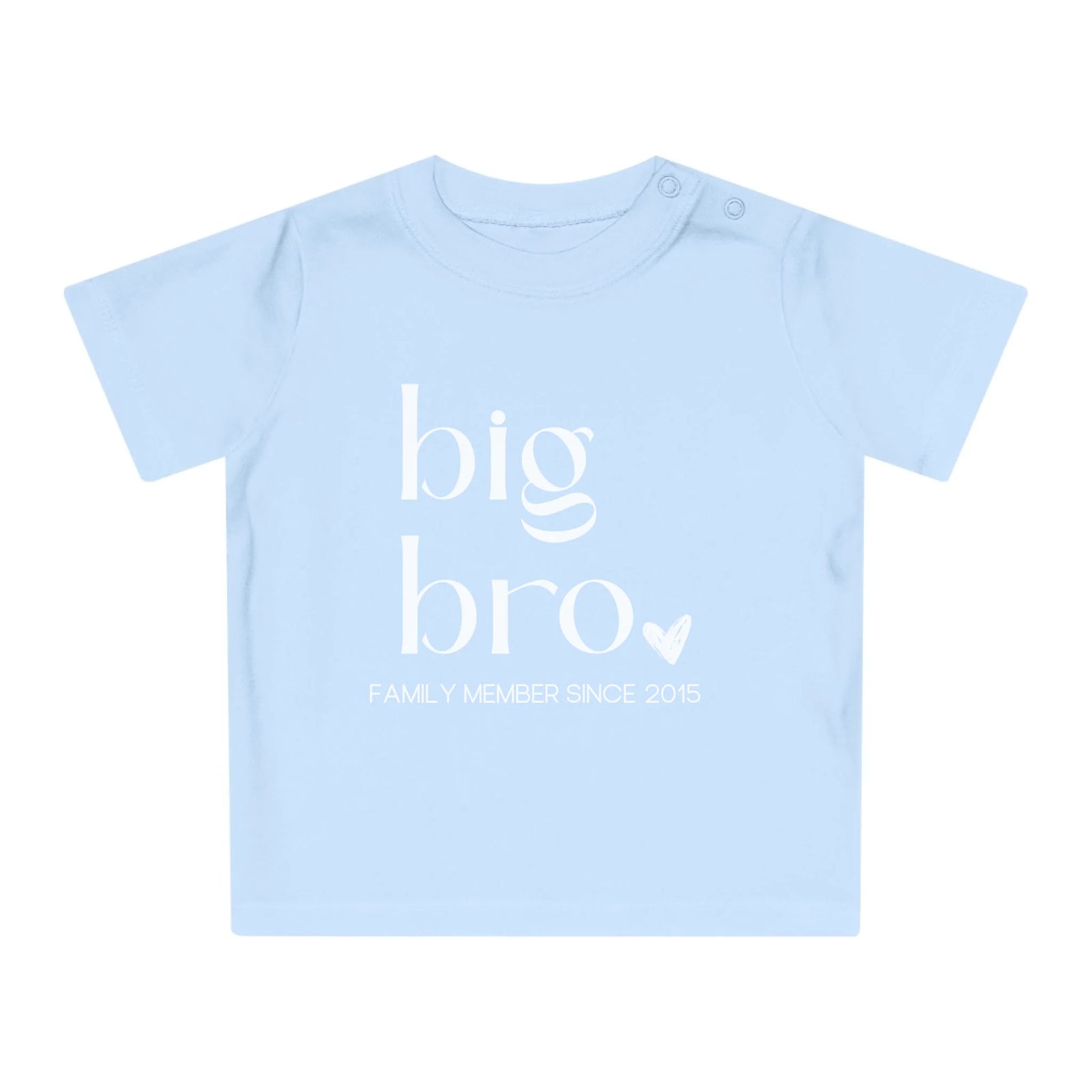 mamagibt Baby T-Shirt big bro Baby T-Shirt big bro Dusty Blue