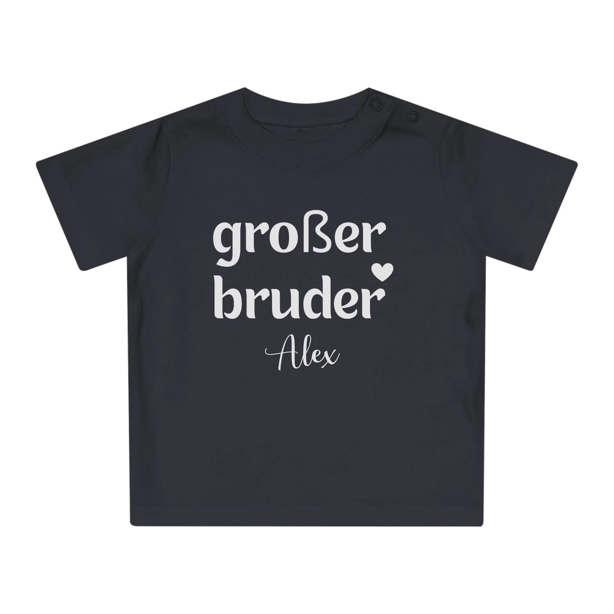 mamagibt Baby T-Shirt großer Bruder Baby T-Shirt großer Bruder Black