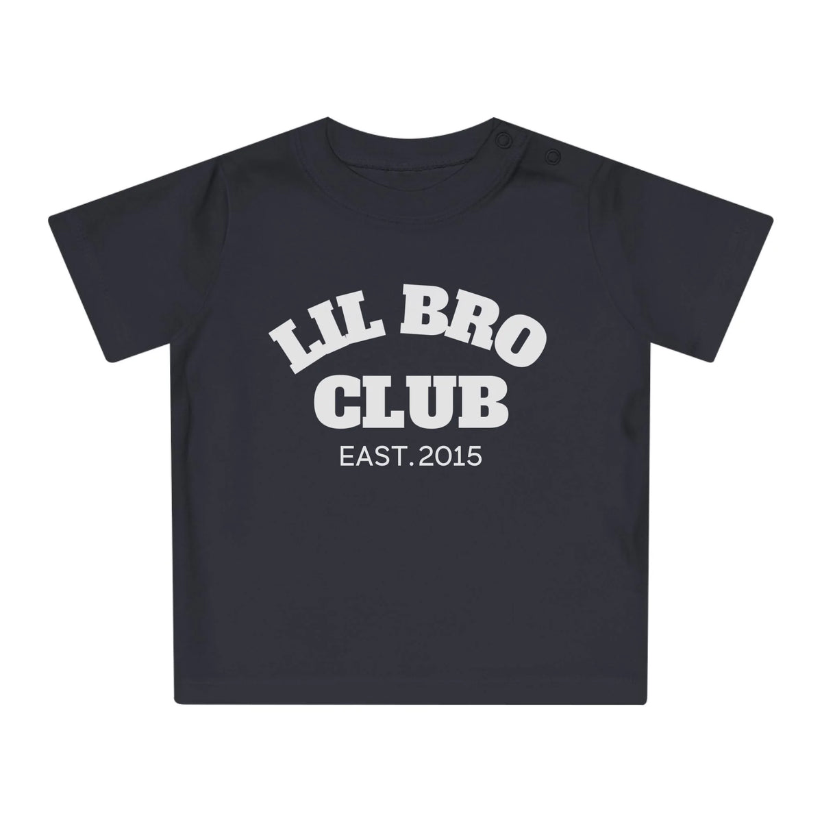 mamagibt Baby T-Shirt lil bro Club Baby T-Shirt lil bro Club Black