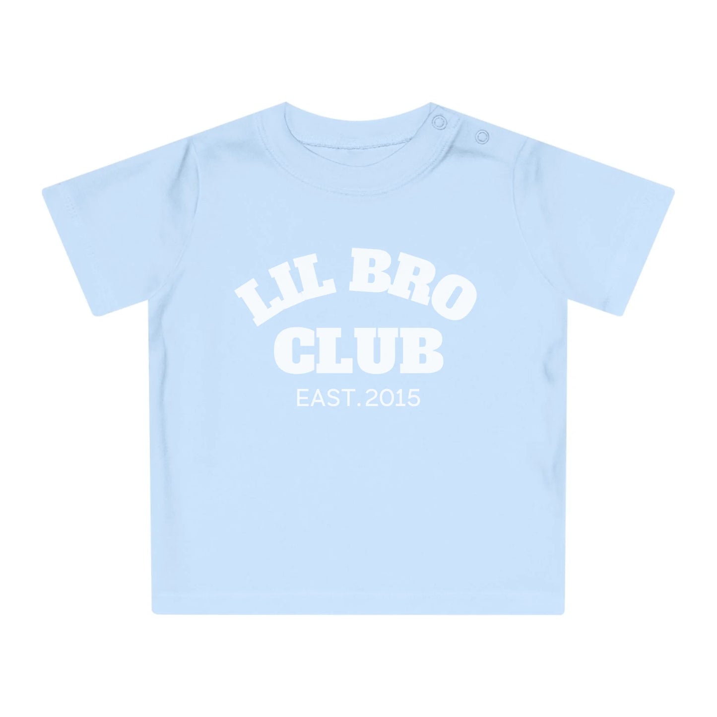 mamagibt Baby T-Shirt lil bro Club Baby T-Shirt lil bro Club Dusty Blue