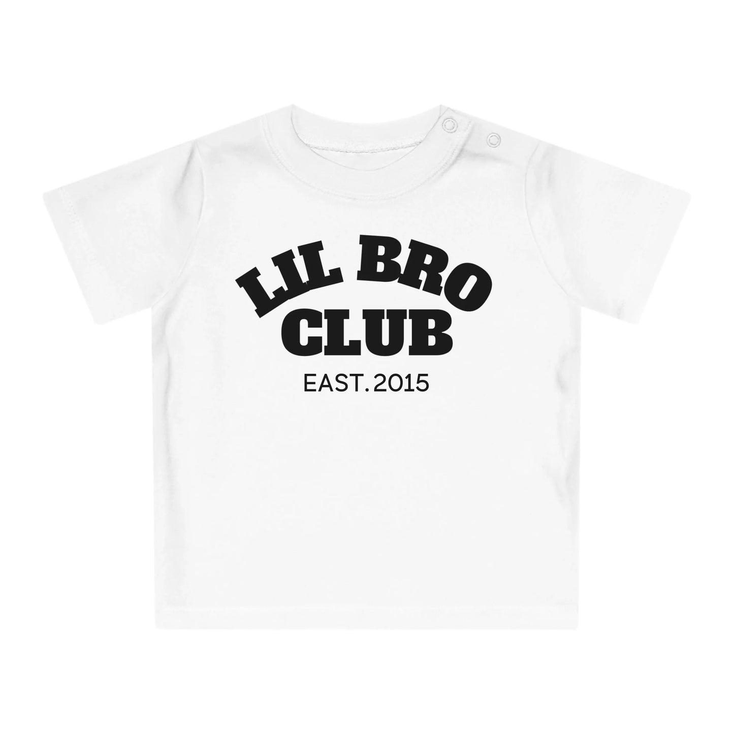 mamagibt Baby T-Shirt lil bro Club Baby T-Shirt lil bro Club White