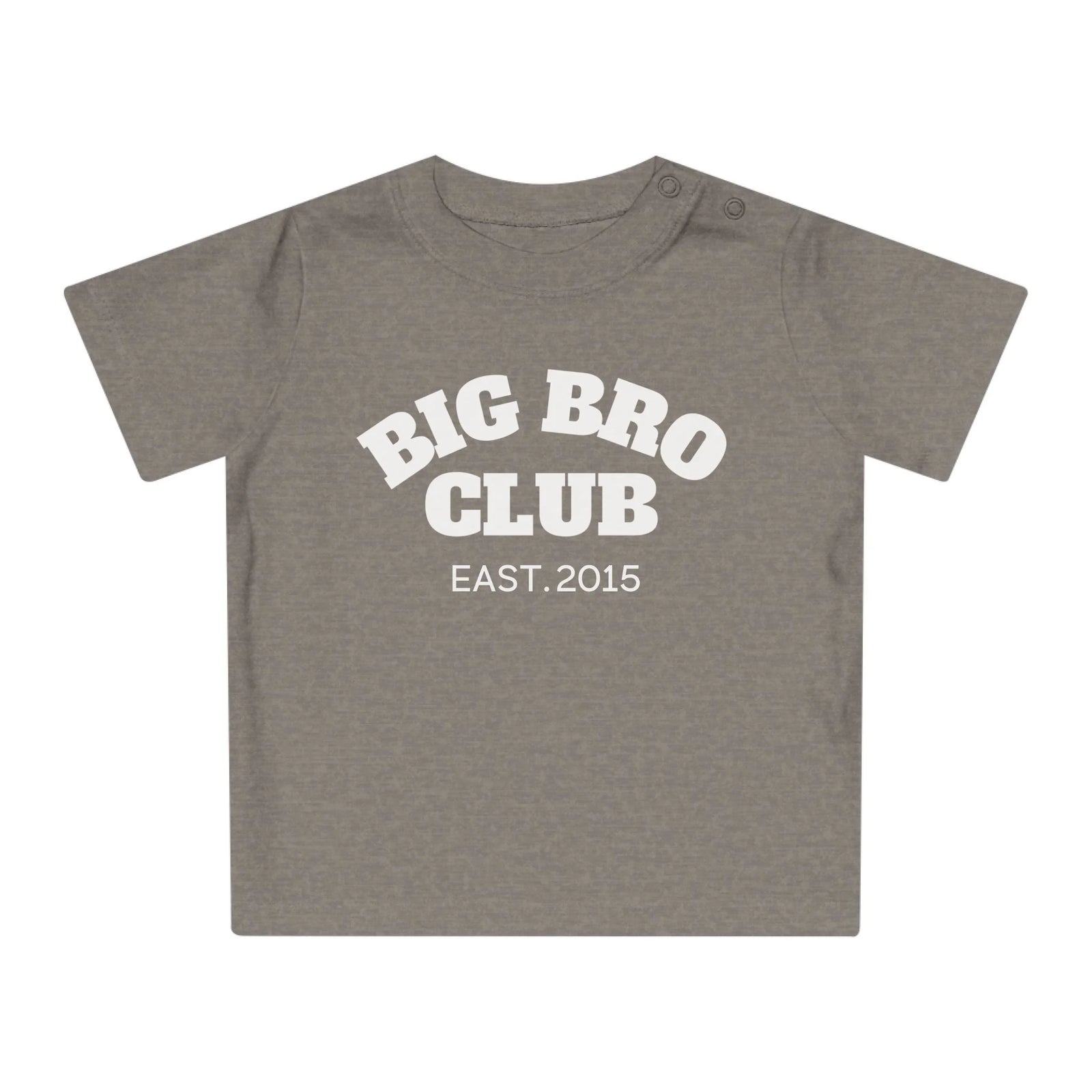 mamagibt Baby T-Shirt big bro Club Baby T-Shirt big bro Club Heather Grey Melange