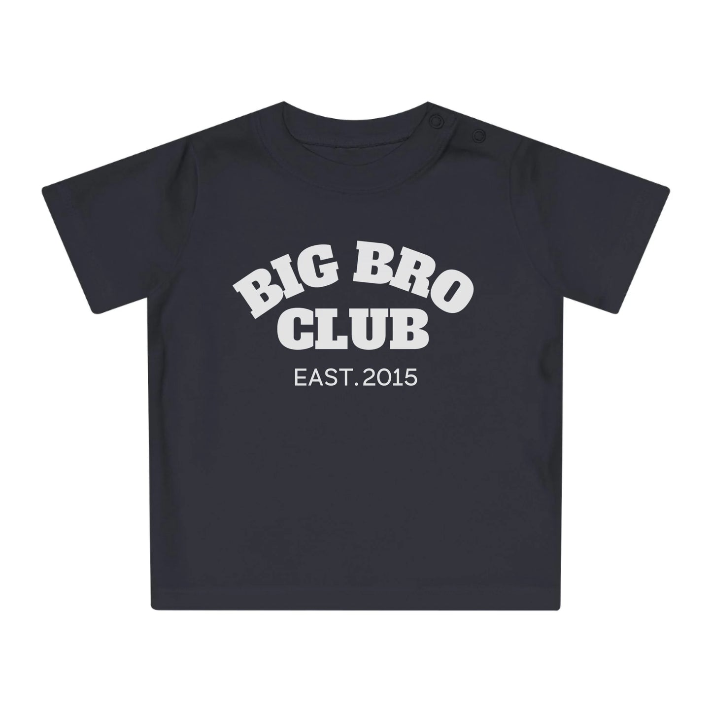 mamagibt Baby T-Shirt big bro Club Baby T-Shirt big bro Club Black
