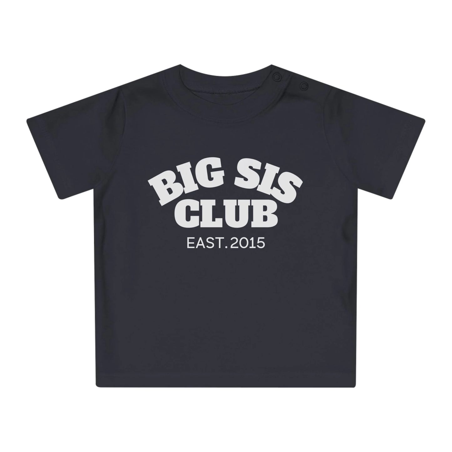 mamagibt T-Shirt Baby big sis Club T-Shirt Baby big sis Club Black