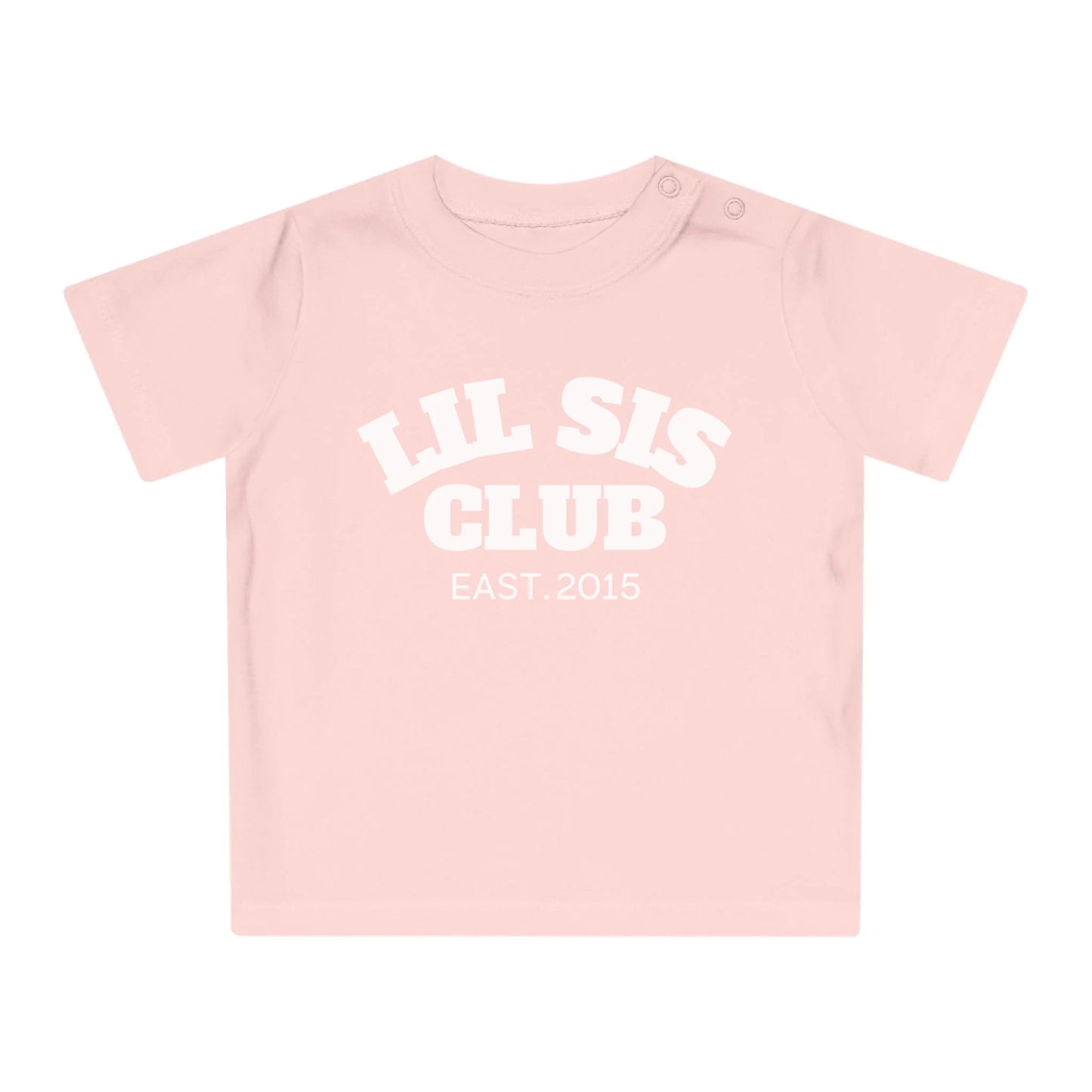 mamagibt T-Shirt Baby lil sis Club T-Shirt Baby lil sis Club Powder Pink