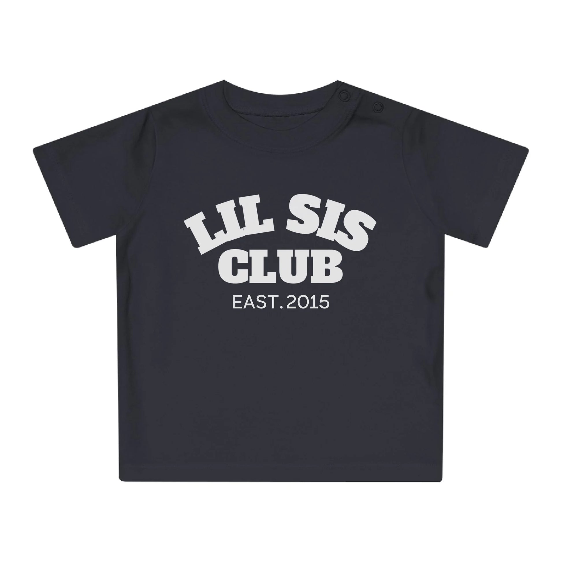mamagibt T-Shirt Baby lil sis Club T-Shirt Baby lil sis Club Black
