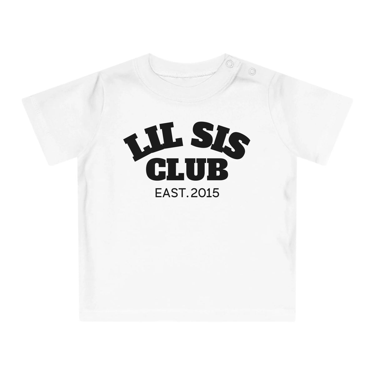 mamagibt T-Shirt Baby lil sis Club T-Shirt Baby lil sis Club White