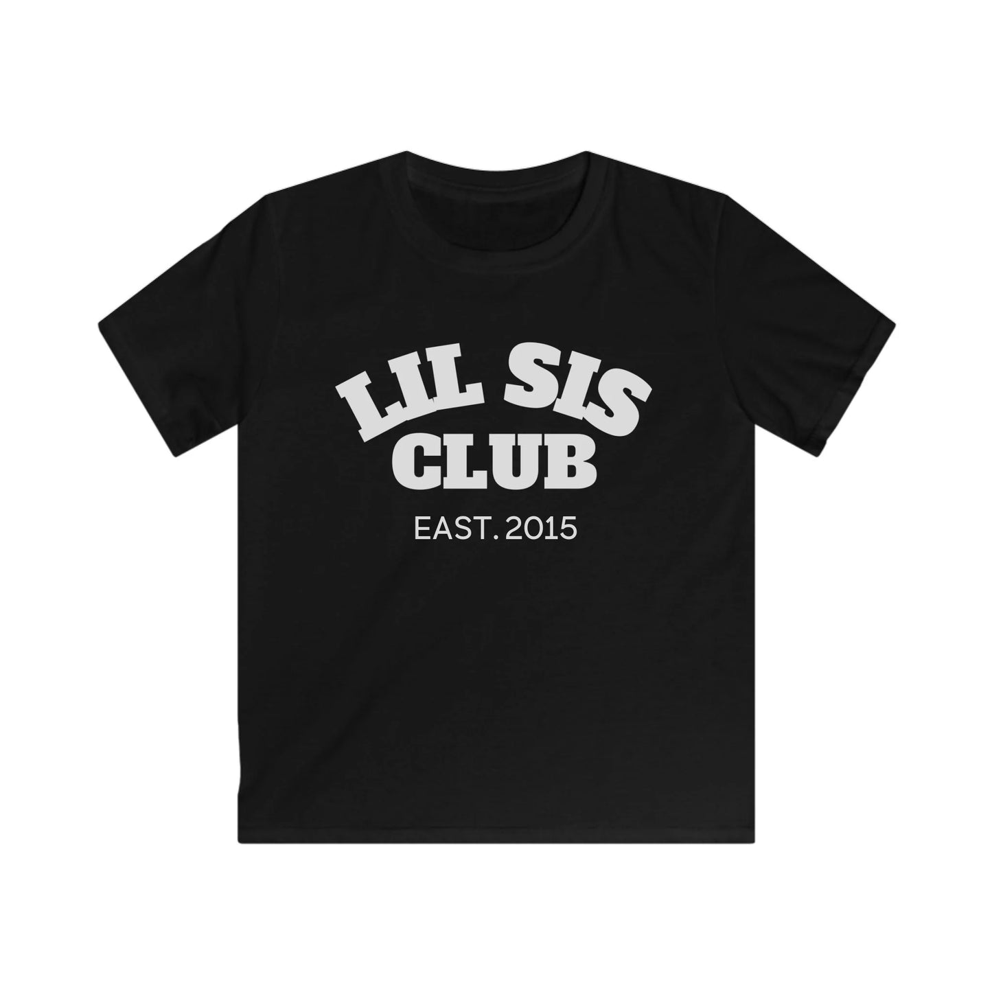 mamagibt Kinder T-Shirt lils sis club Kinder T-Shirt lils sis club Black