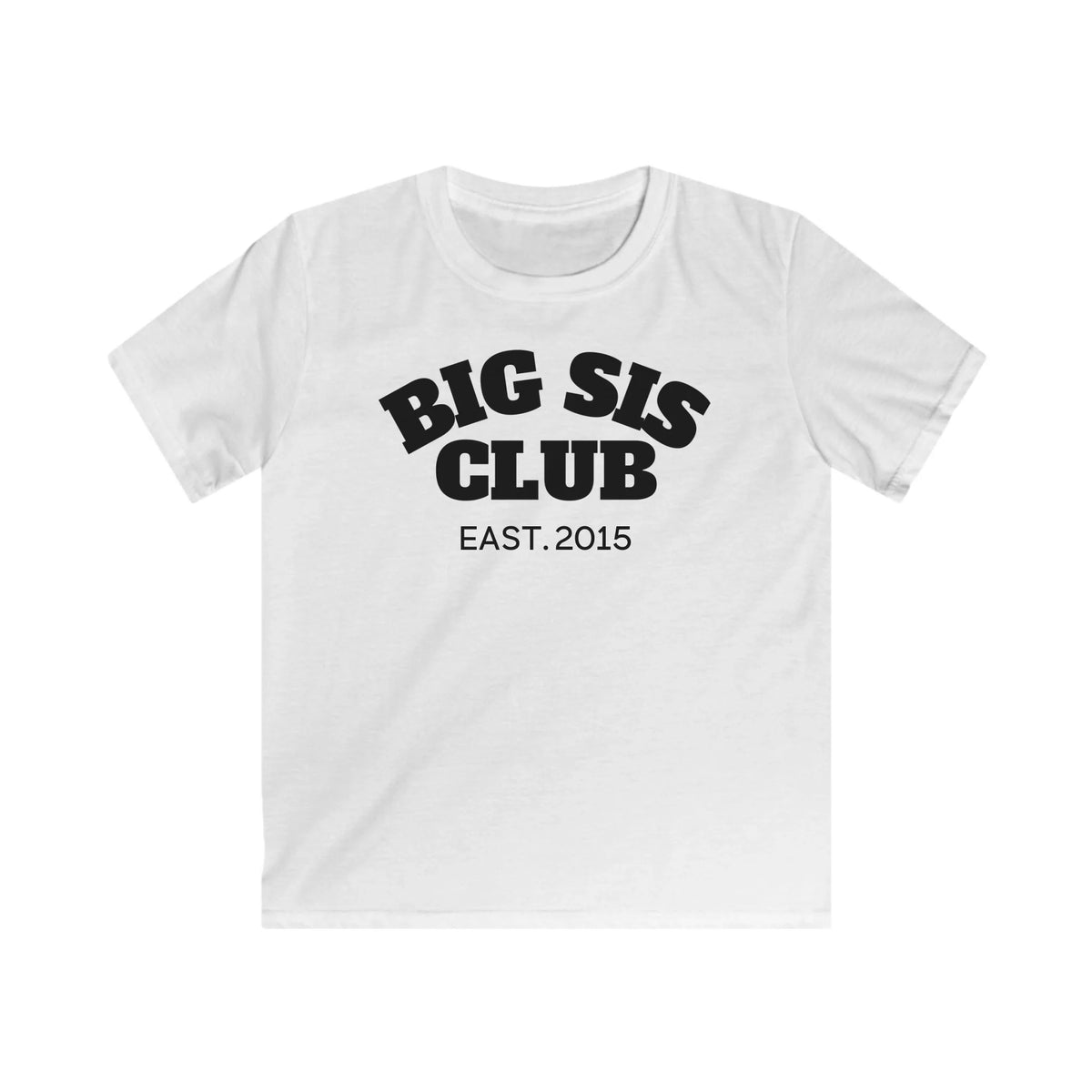 mamagibt Kinder T-Shirt big sis club Kinder T-Shirt big sis club White