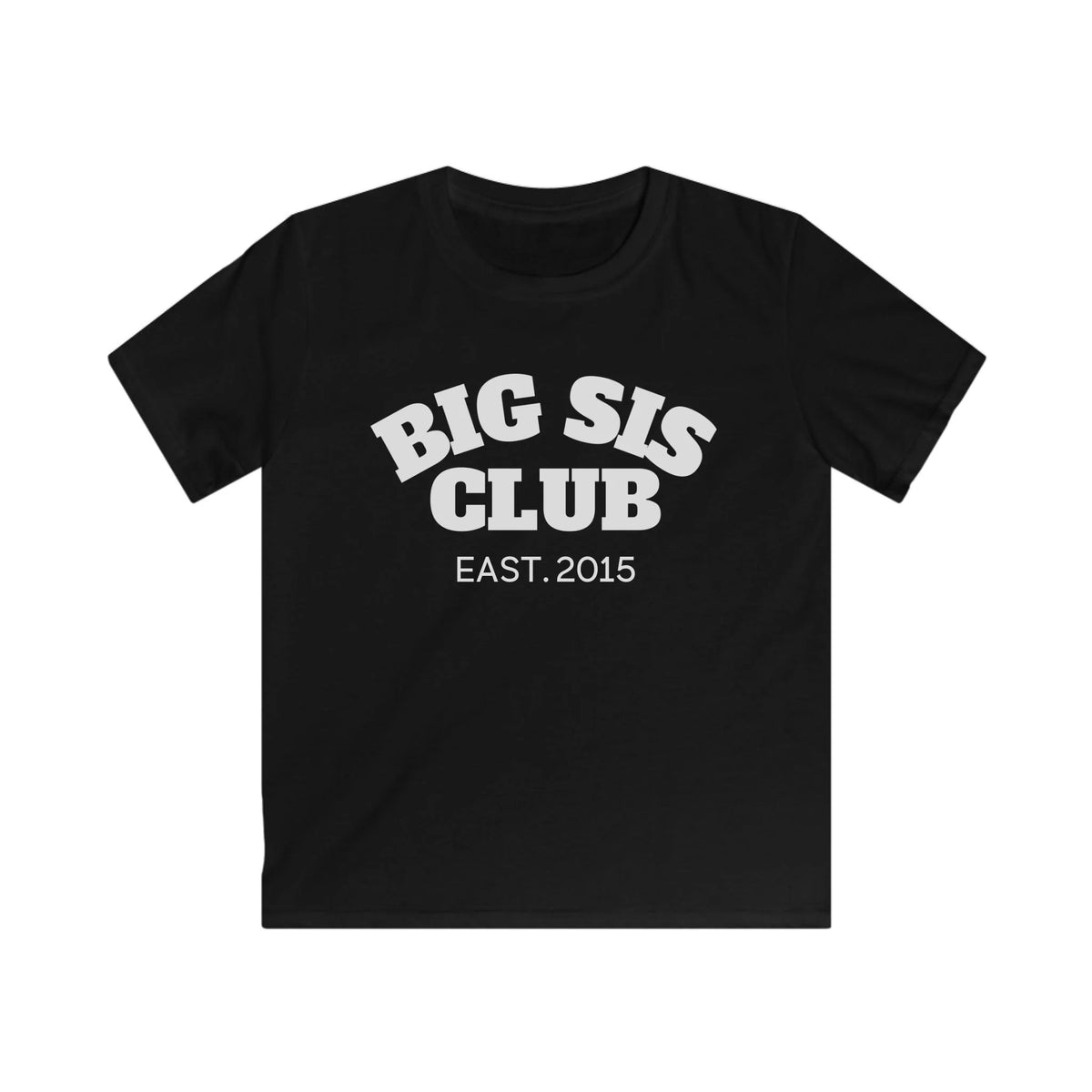 mamagibt Kinder T-Shirt big sis club Kinder T-Shirt big sis club Black