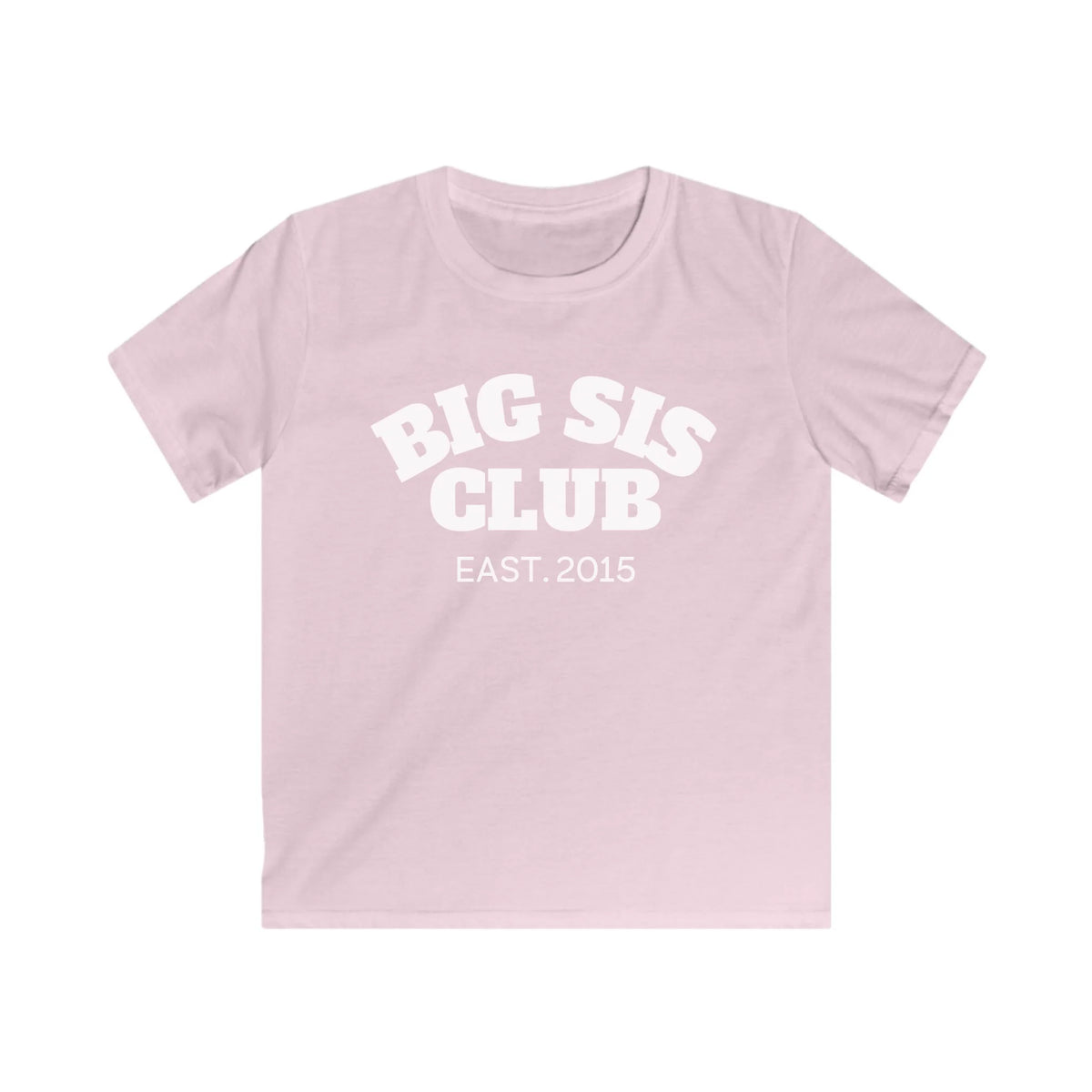 mamagibt Kinder T-Shirt big sis club Kinder T-Shirt big sis club Light Pink