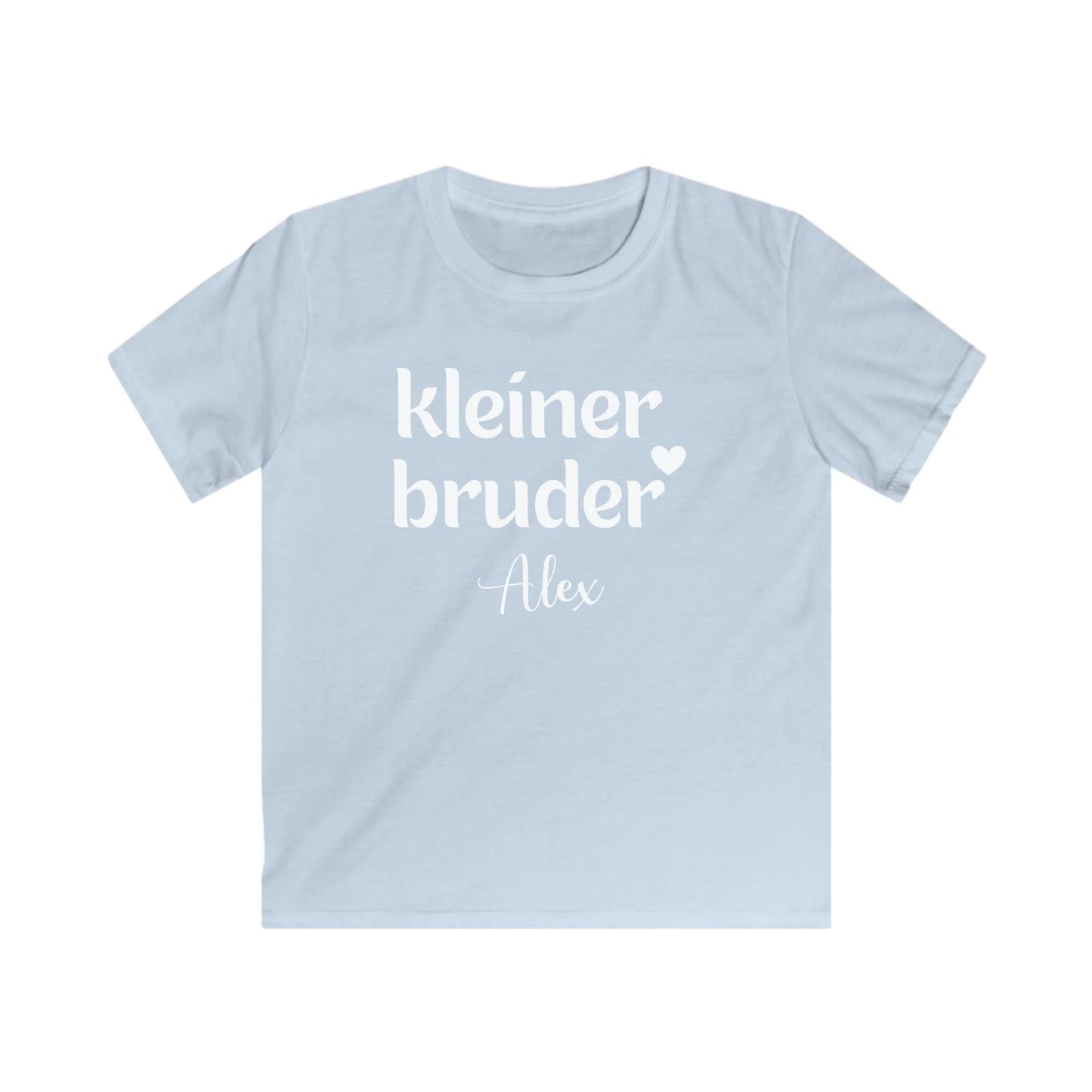 mamagibt Kinder T-Shirt kleiner Bruder Kinder T-Shirt kleiner Bruder Light Blue