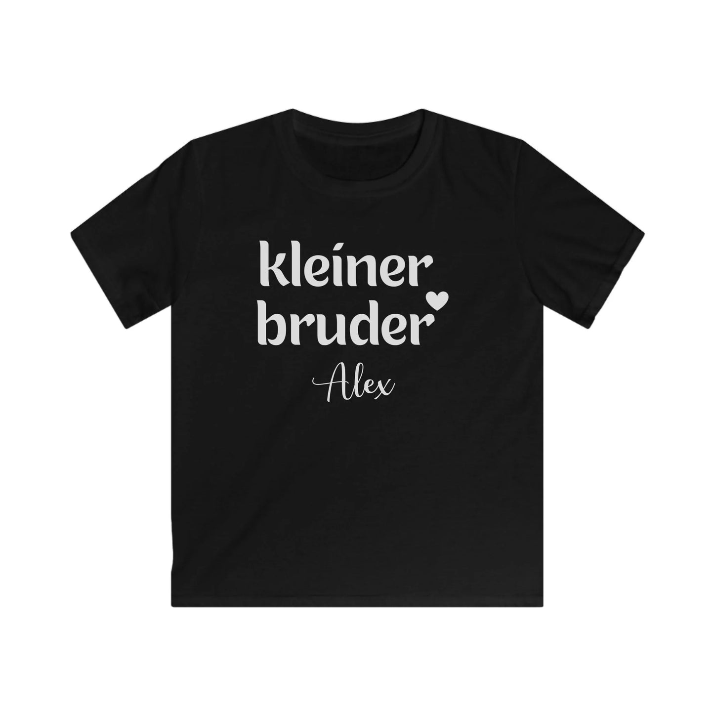mamagibt Kinder T-Shirt kleiner Bruder Kinder T-Shirt kleiner Bruder Black