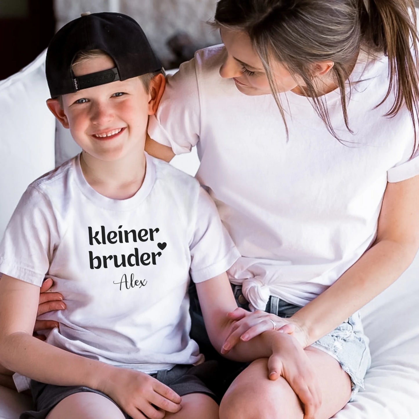 mamagibt Kinder T-Shirt kleiner Bruder