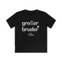 Printify Kinder T-Shirt großer Bruder Kinder T-Shirt großer Bruder Black
