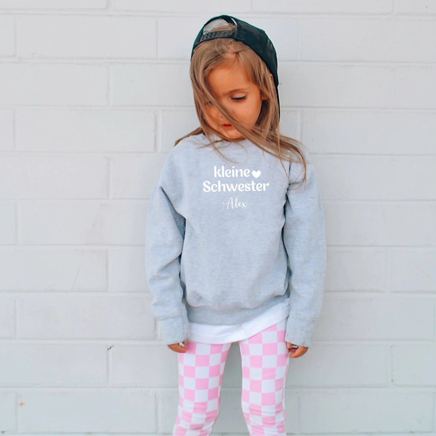 mamagibt Kinder Sweatshirt kleine Schwester