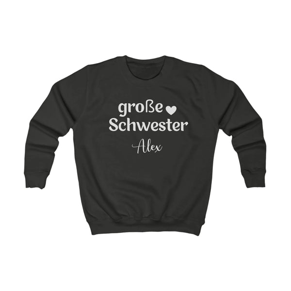Kinder Sweatshirt große Schwester