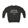mamagibt Kinder Sweatshirt große Schwester Kinder Sweatshirt große Schwester Jet Black