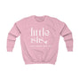 Printify Kinder Sweatshirt lil sis Kinder Sweatshirt lil sis Baby Pink