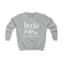Printify Kinder Sweatshirt lil sis Kinder Sweatshirt lil sis Heather Grey