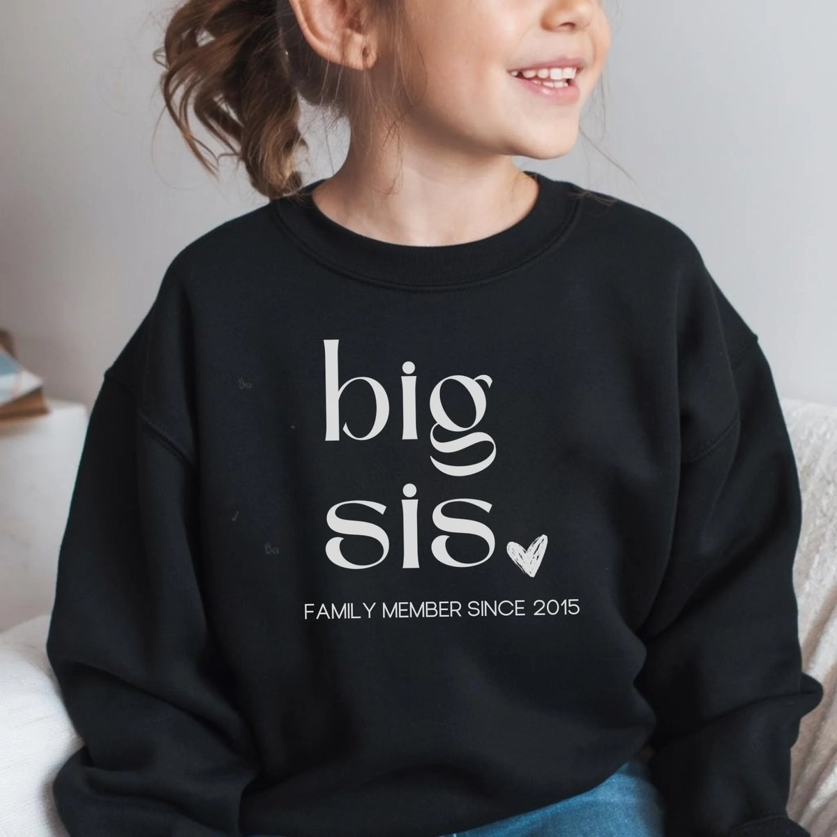 mamagibt Kinder Sweatshirt big sis Kinder Sweatshirt big sis