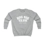 mamagibt Kinder Sweatshirt big sis club Kinder Sweatshirt big sis club Heather Grey