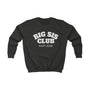 mamagibt Kinder Sweatshirt big sis club Kinder Sweatshirt big sis club Jet Black