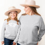 mamagibt Kinder Sweatshirt big sis club