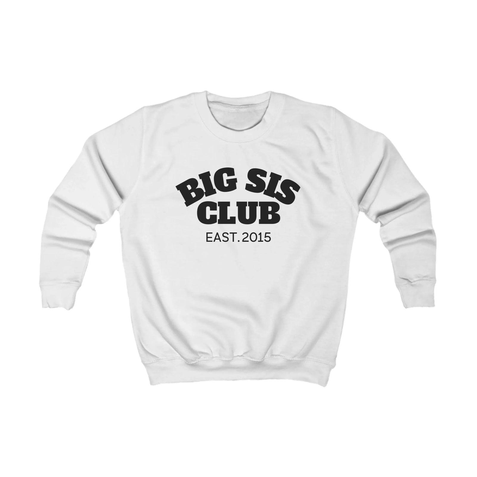 mamagibt Kinder Sweatshirt big sis club Kinder Sweatshirt big sis club Arctic White
