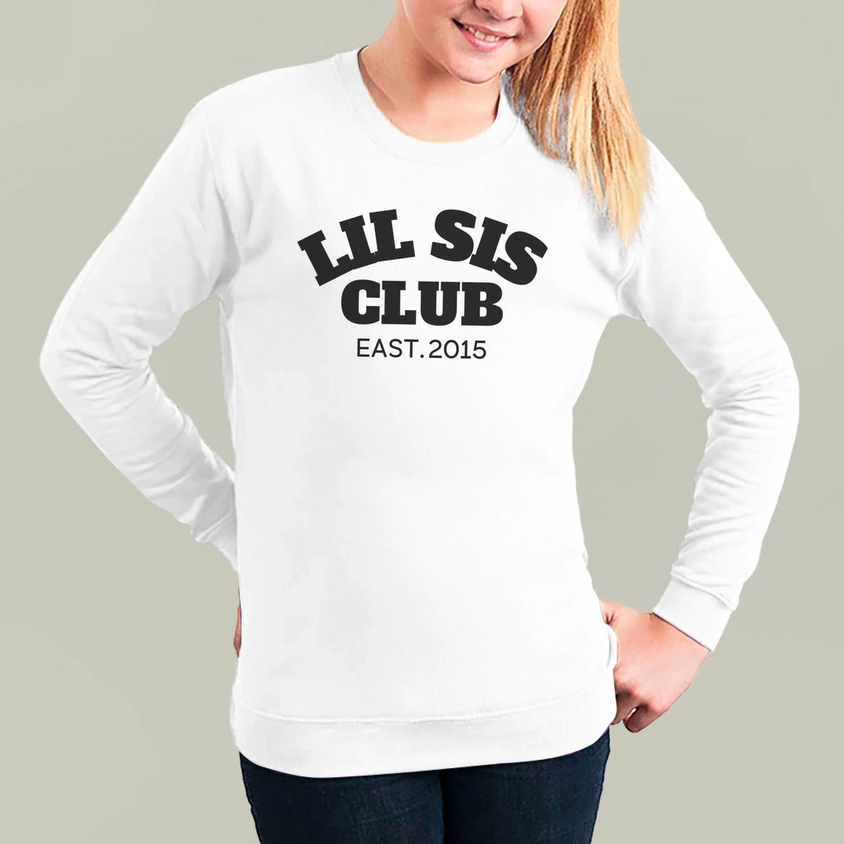mamagibt Kinder Sweatshirt lil sis club