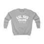mamagibt Kinder Sweatshirt lil sis club Kinder Sweatshirt lil sis club Heather Grey