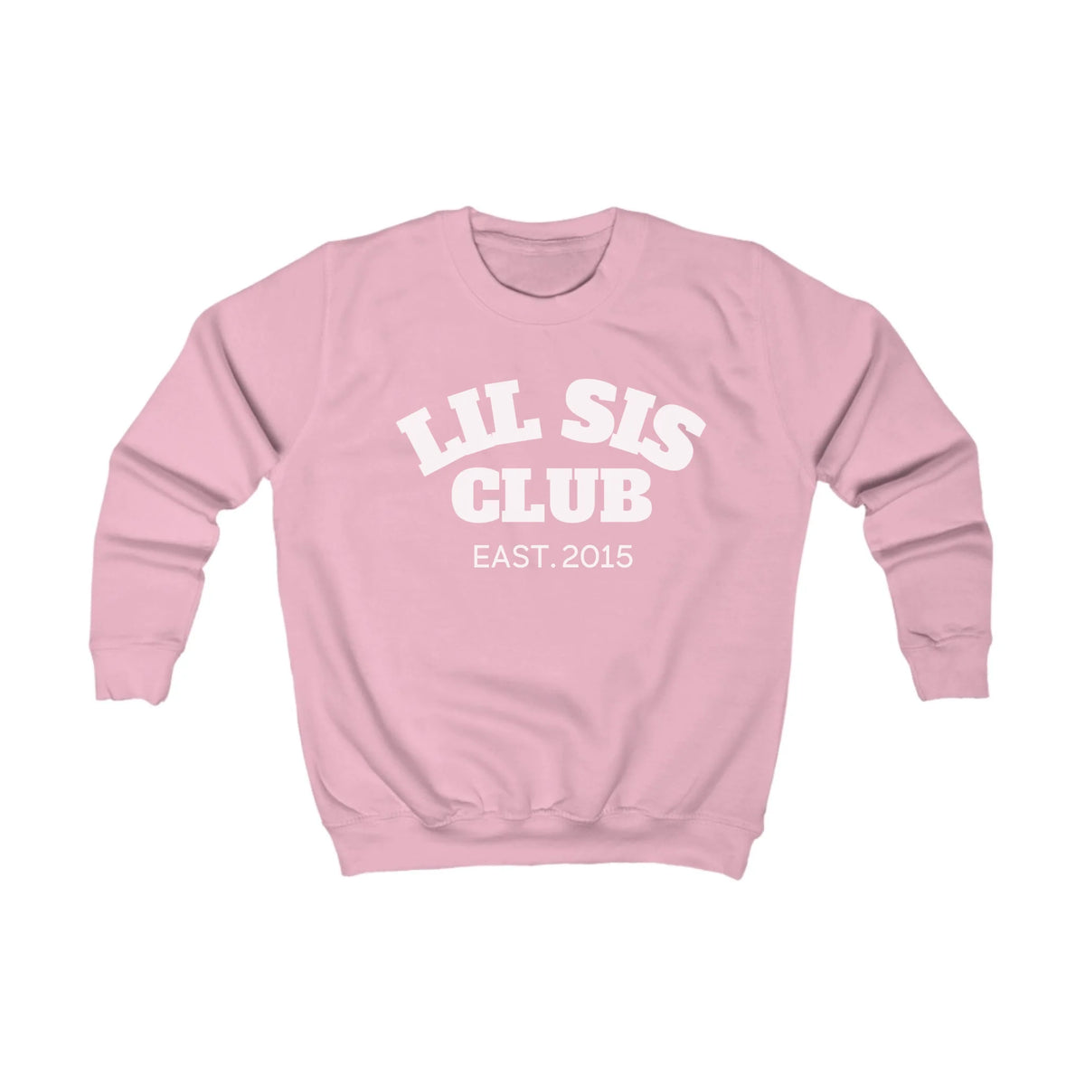 mamagibt Kinder Sweatshirt lil sis club Kinder Sweatshirt lil sis club Baby Pink