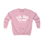 mamagibt Kinder Sweatshirt lil sis club Kinder Sweatshirt lil sis club Baby Pink