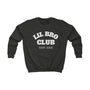 mamagibt Kinder Sweatshirt lil bro Club Kinder Sweatshirt lil bro Club Jet Black