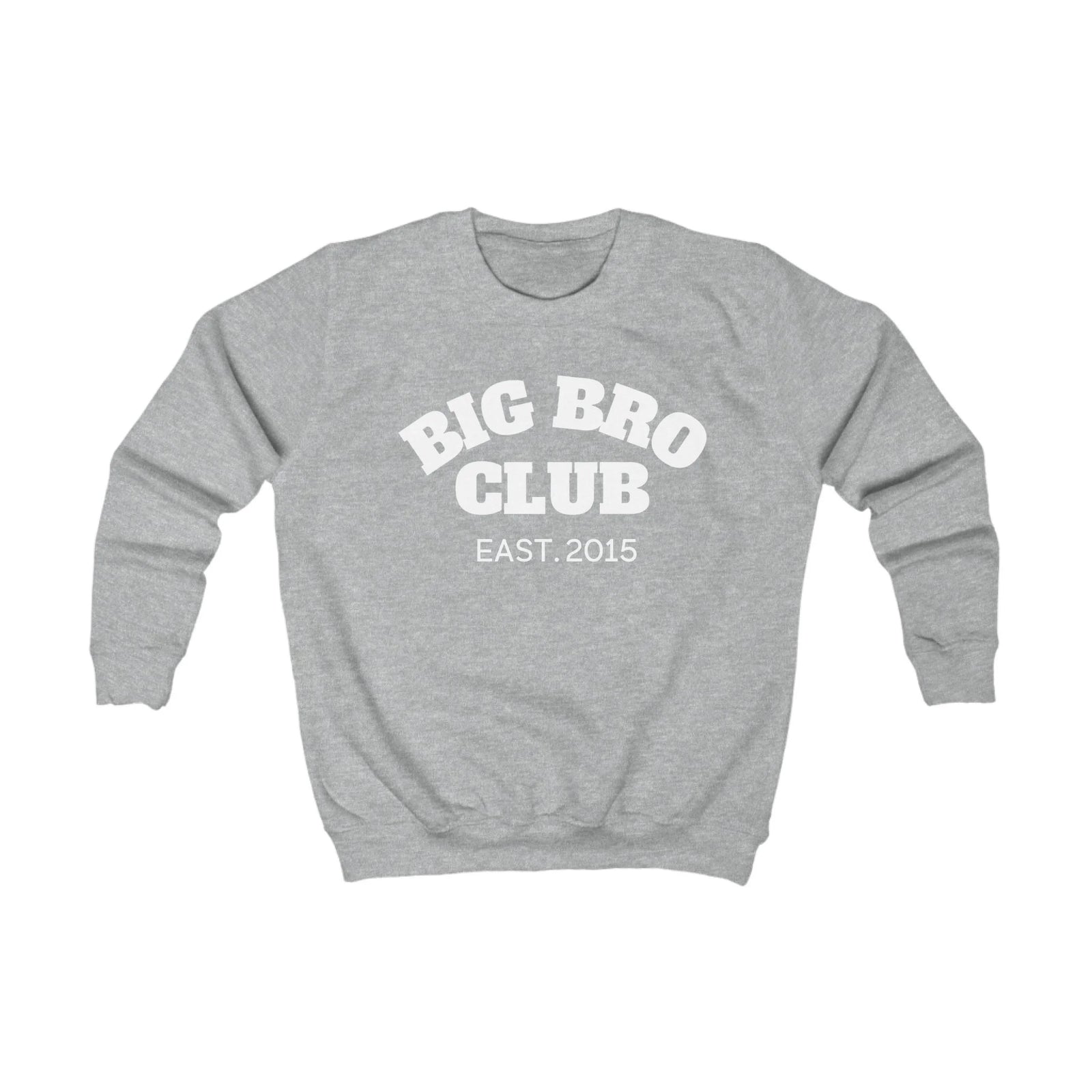mamagibt Kinder Sweatshirt big bro Club Kinder Sweatshirt big bro Club Heather Grey