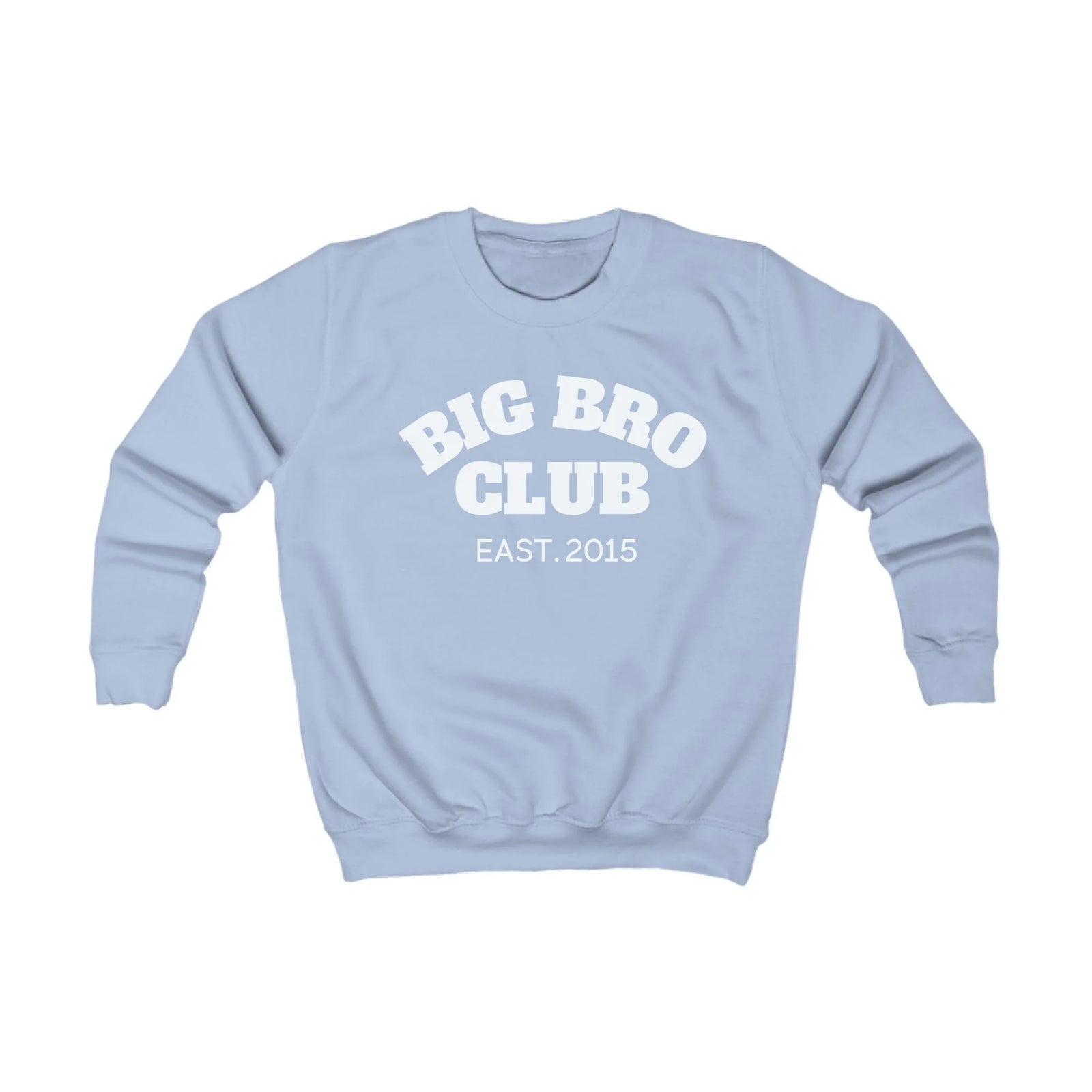 mamagibt Kinder Sweatshirt big bro Club Kinder Sweatshirt big bro Club Sky Blue