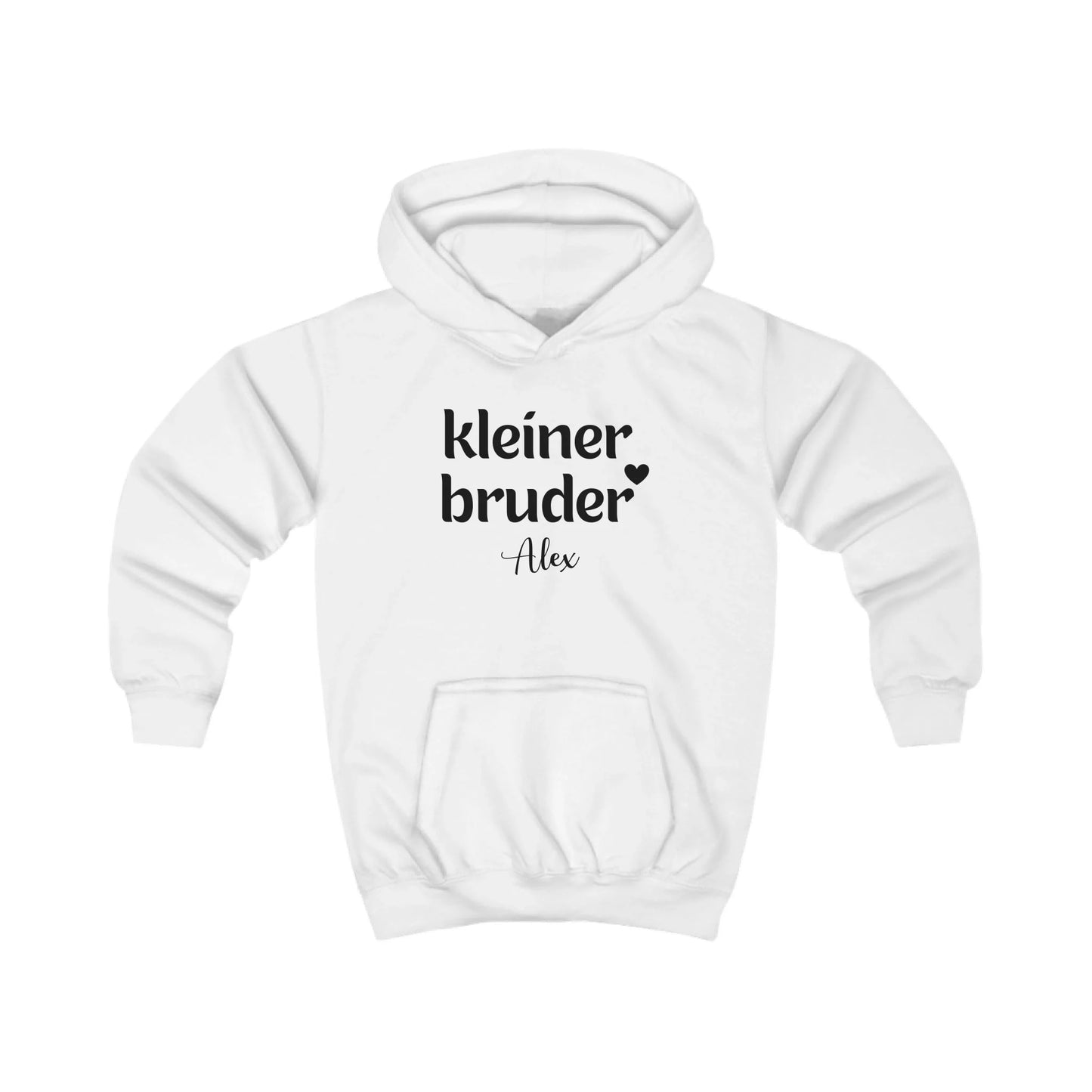mamagibt Hoodie Kinder kleiner Bruder Hoodie Kinder kleiner Bruder Arctic White