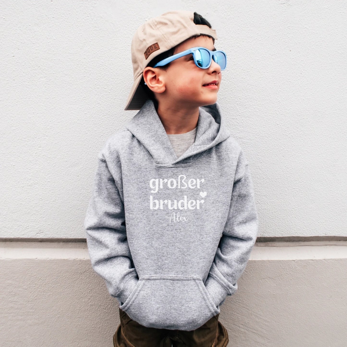 mamagibt Hoodie Kinder kleiner Bruder