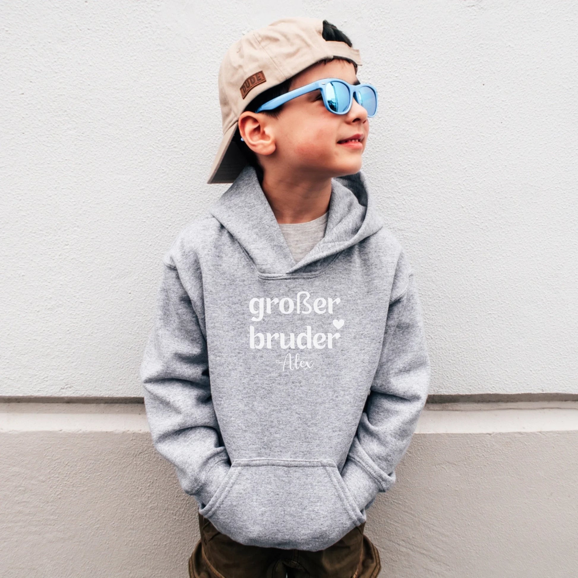 mamagibt Hoodie Kinder kleiner Bruder