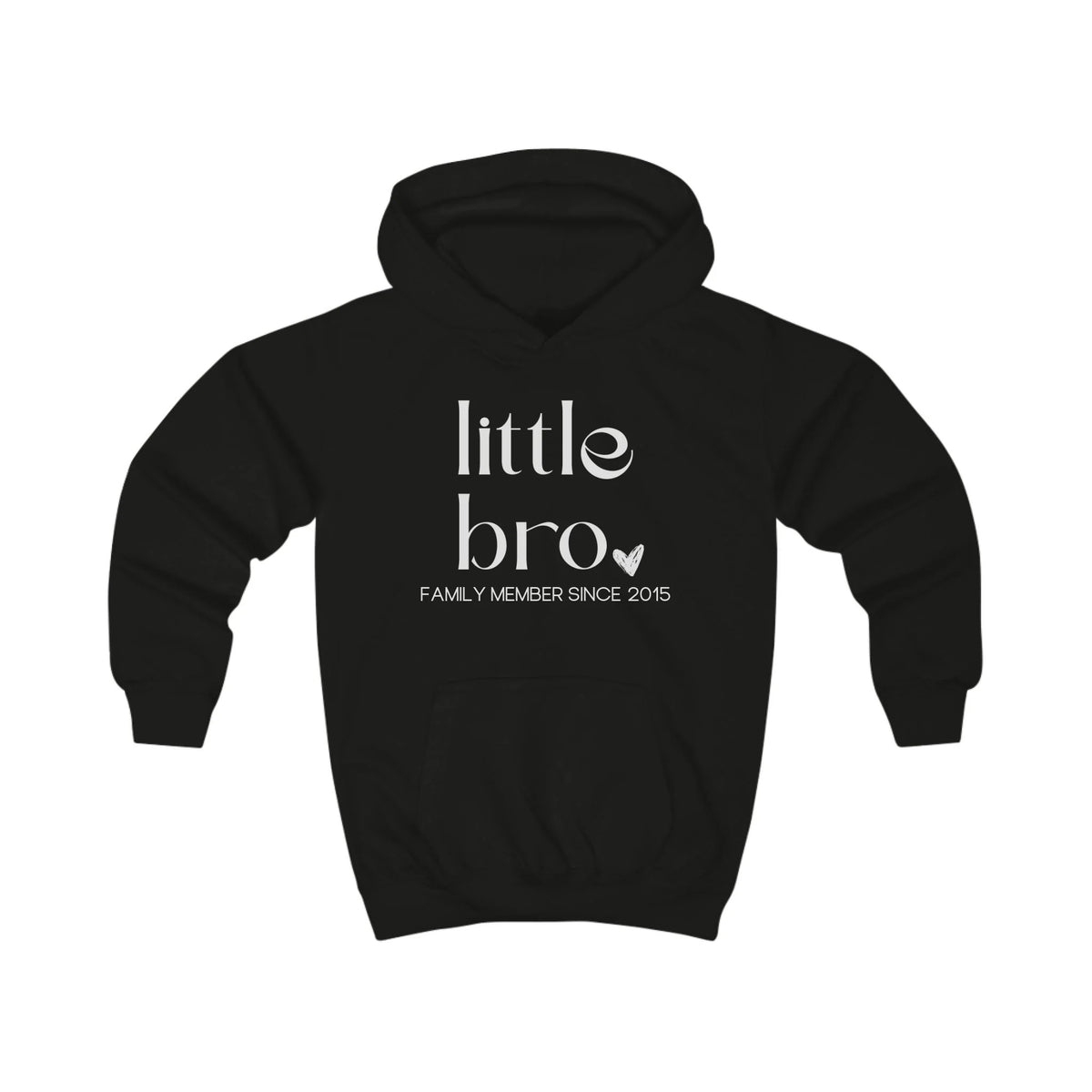 mamagibt Hoodie Kinder lil bro Hoodie Kinder lil bro Jet Black