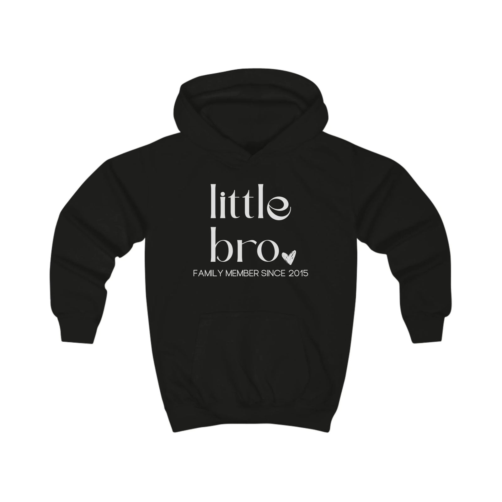 mamagibt Hoodie Kinder lil bro Hoodie Kinder lil bro Jet Black