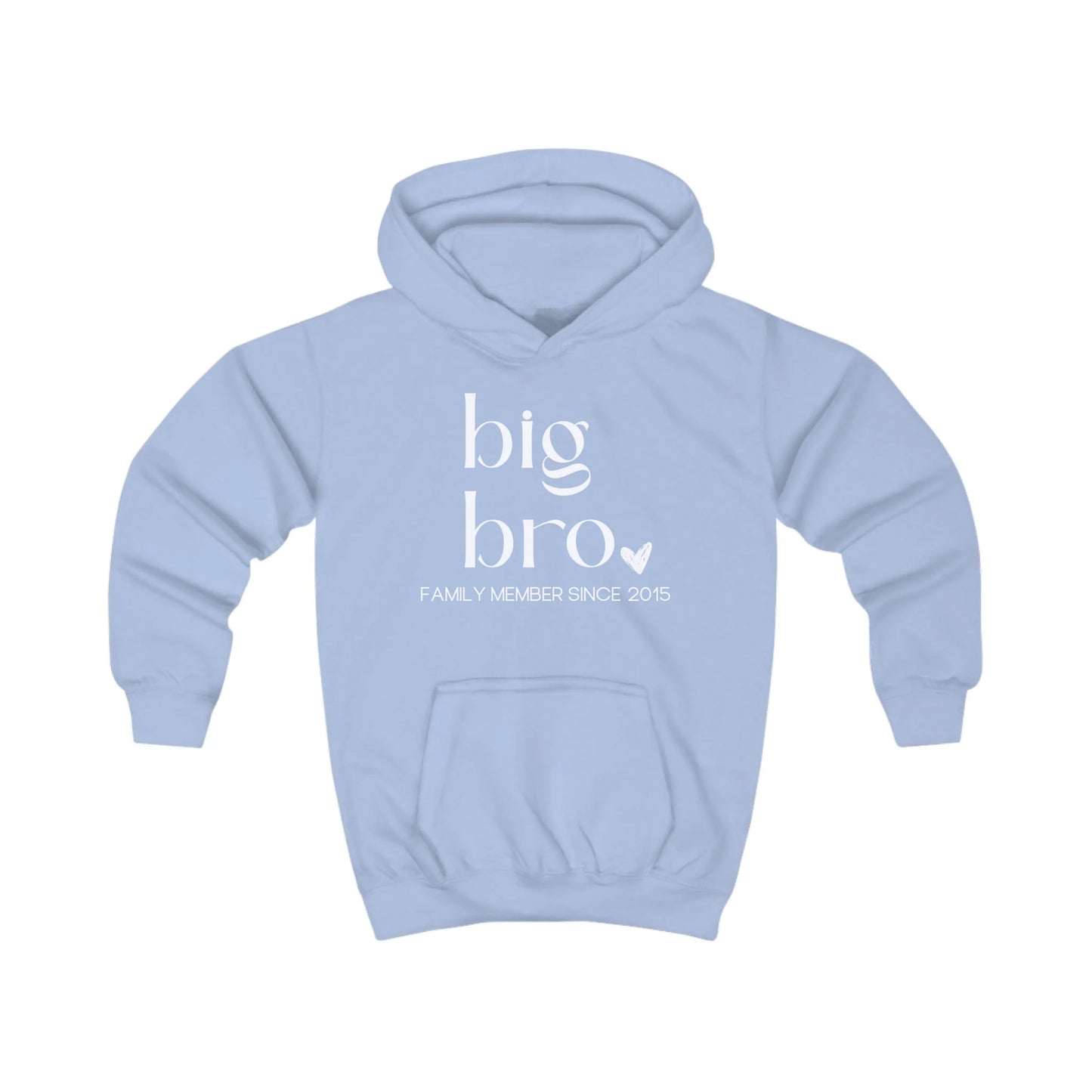 mamagibt Hoodie Kinder big bro Hoodie Kinder big bro Sky Blue