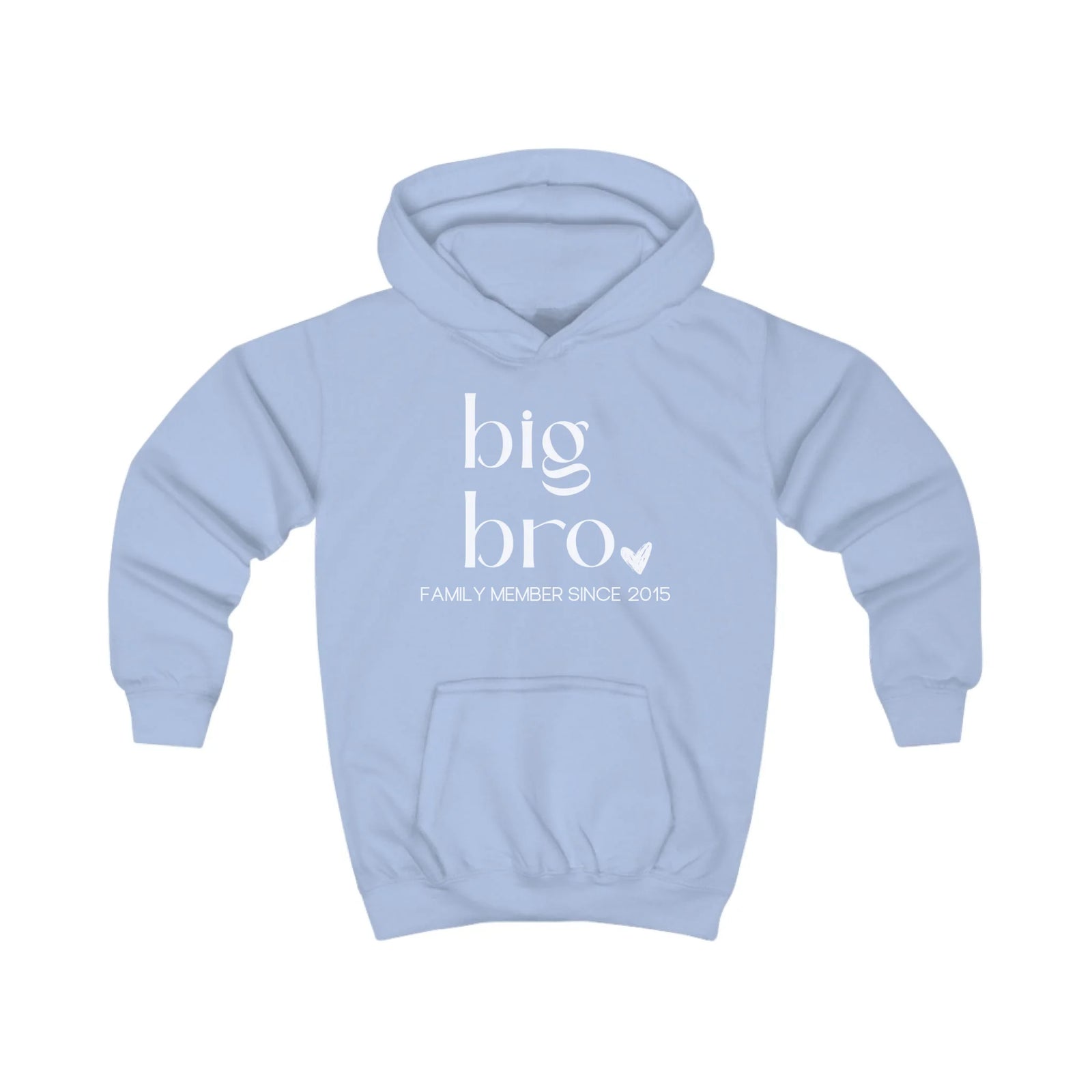 mamagibt Hoodie Kinder big bro Hoodie Kinder big bro Sky Blue