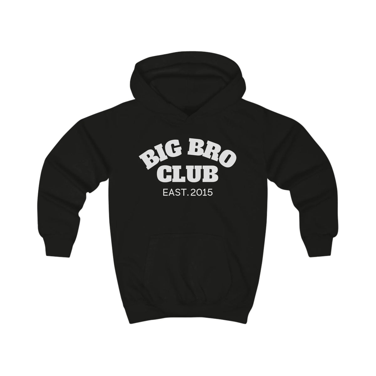 mamagibt Hoodie Kinder big bro club Hoodie Kinder big bro club Jet Black